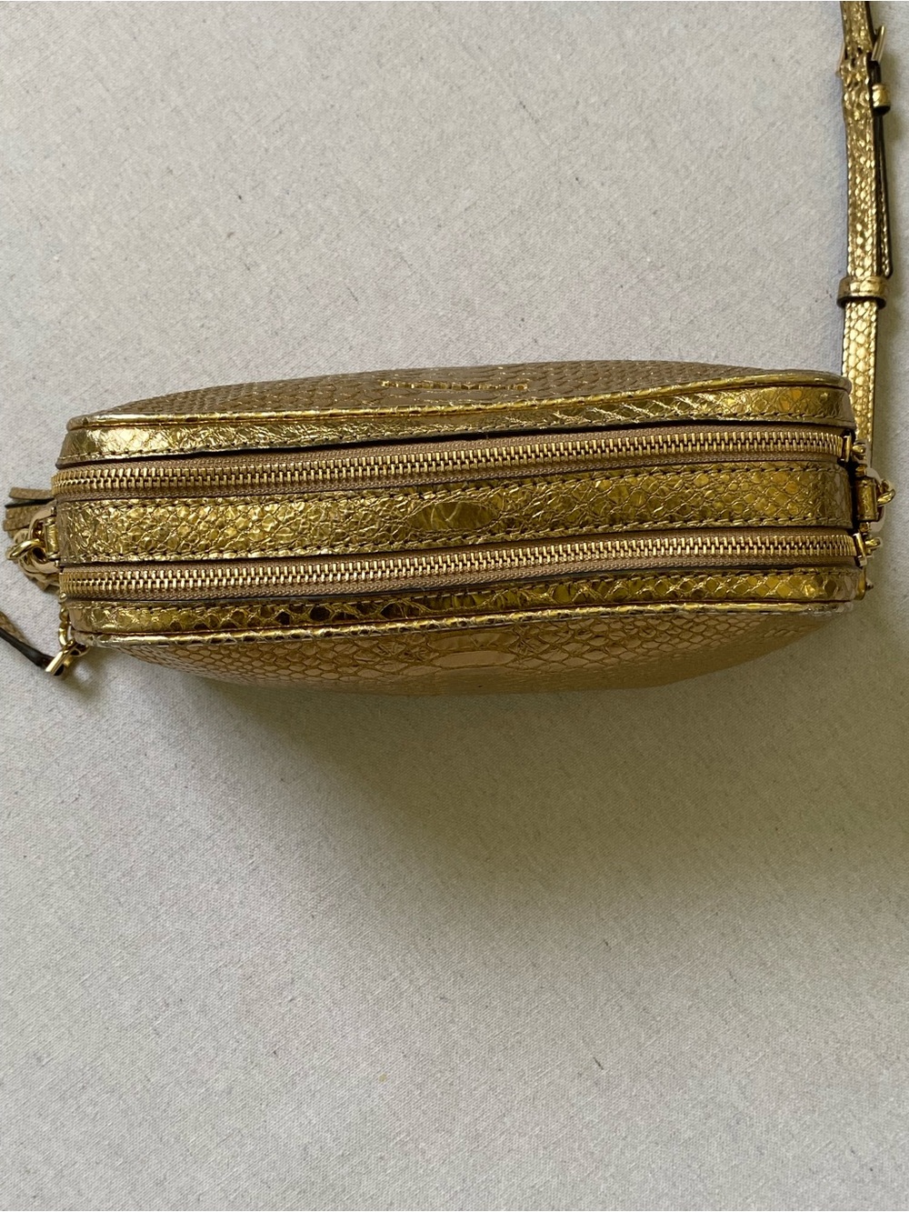 Michael Kors Ginny Embossed Leather Crossbody - Picture 4 of 14